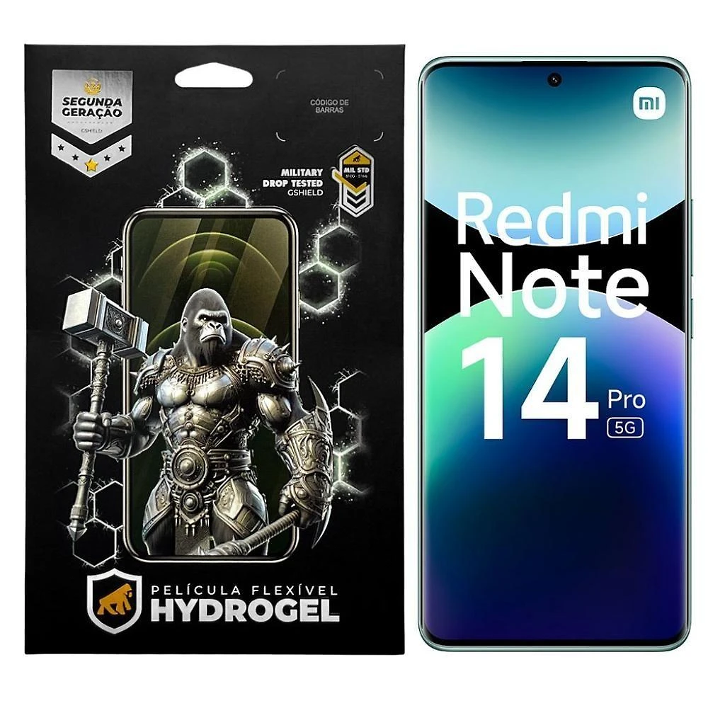 Película Para Xiaomi Redmi Note 14 Pro 5g - Hydrogel Hd - Gshield