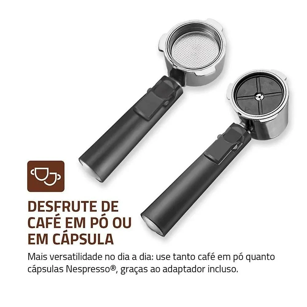 Cafeteira Espresso Automática Mondial CCL-01 25 Xícaras 220V