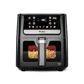 Fritadeira Elétrica Philco PAF65A Redstone 6,5L 1700W Air Flow Preta