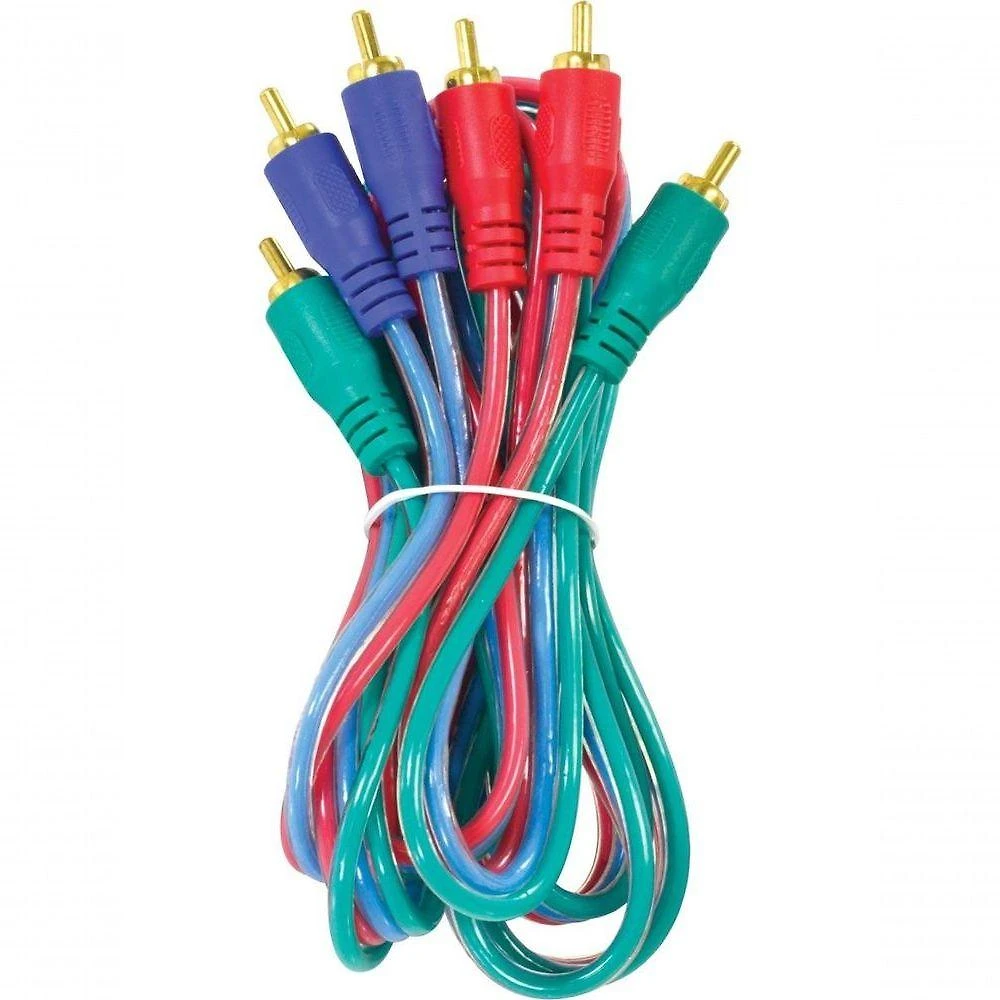 Cabo de Vídeo Componente RGB VC-2 2M com Maior Contraste e Nitidez Verde Vinik