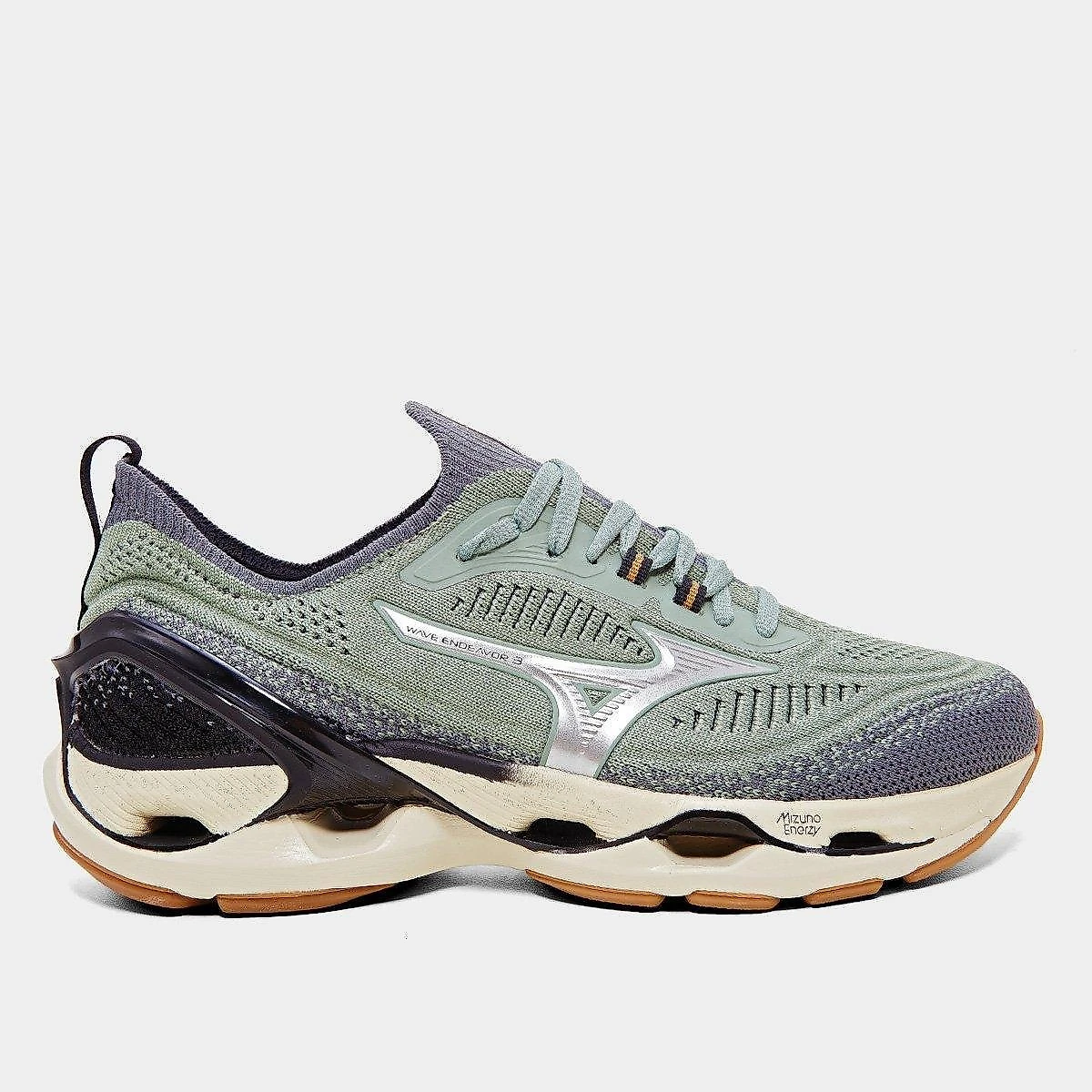 Tênis Mizuno Wave Endeavor 3 Masculino Verde Militar - 38