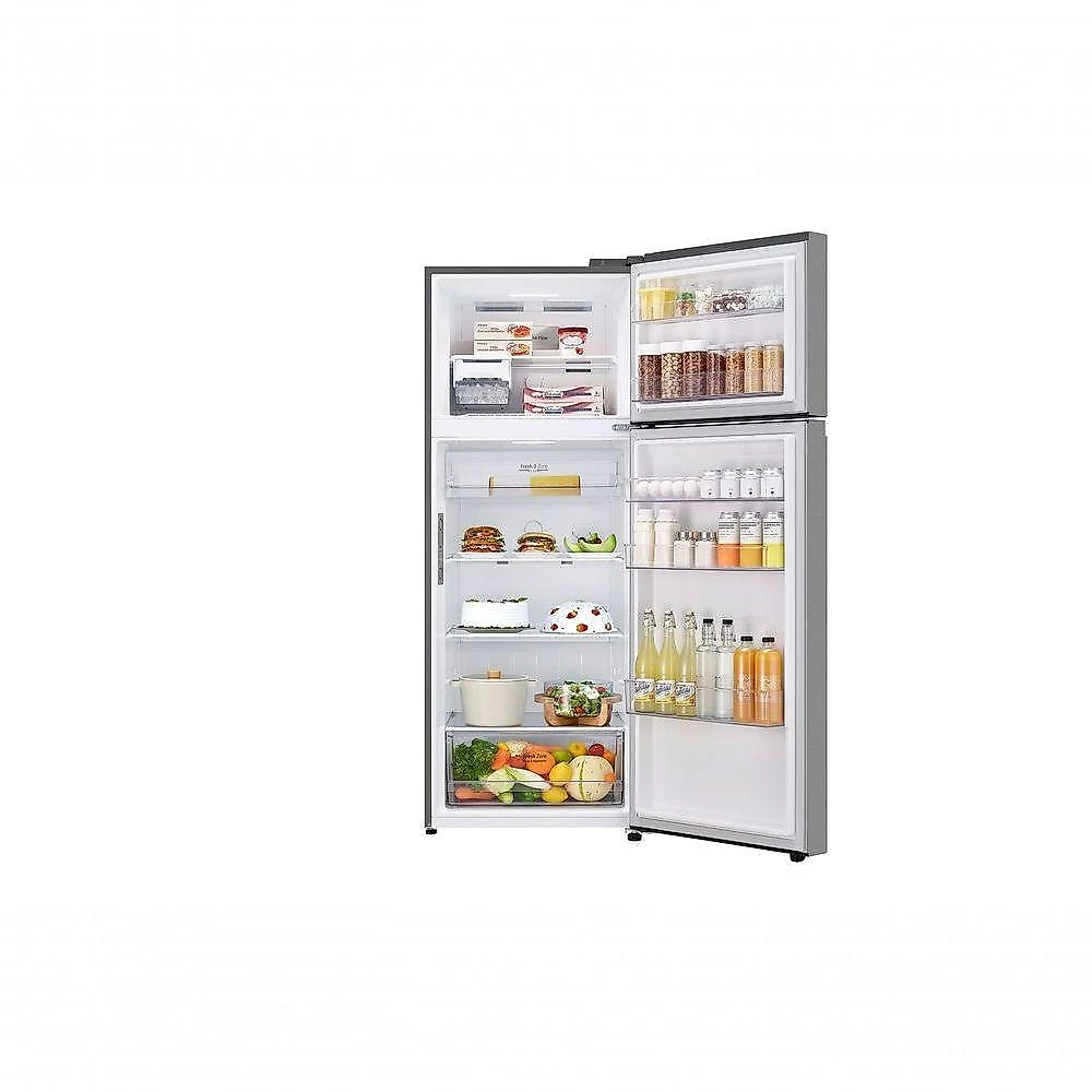 Geladeira LG Frost Free Inverter 461L Duplex Inox Look 220V