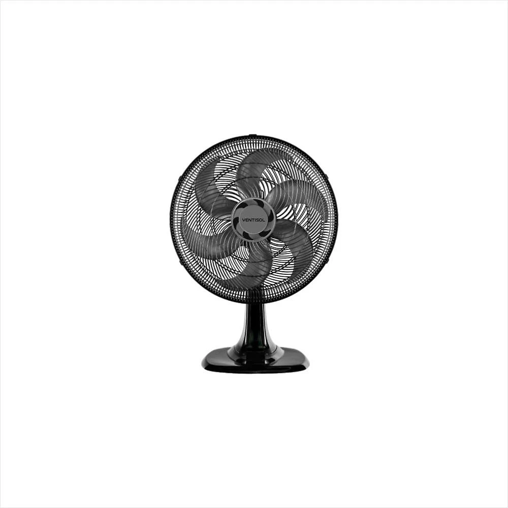 Ventilador oscilante de mesa turbo 40cm preto 220v premium ventisol