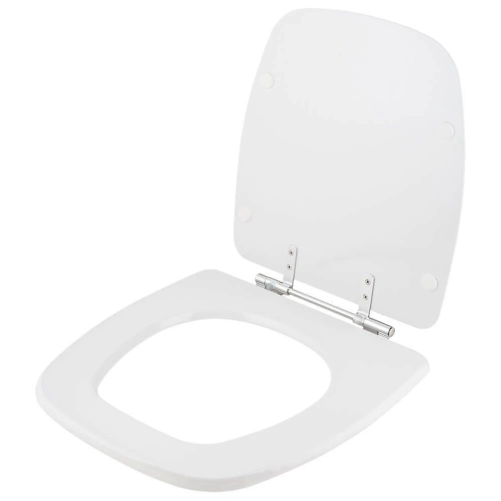 Assento Sanitário Avant Plus Alongado Resina Plástica Parafusado Branco Pontto Lavabo
