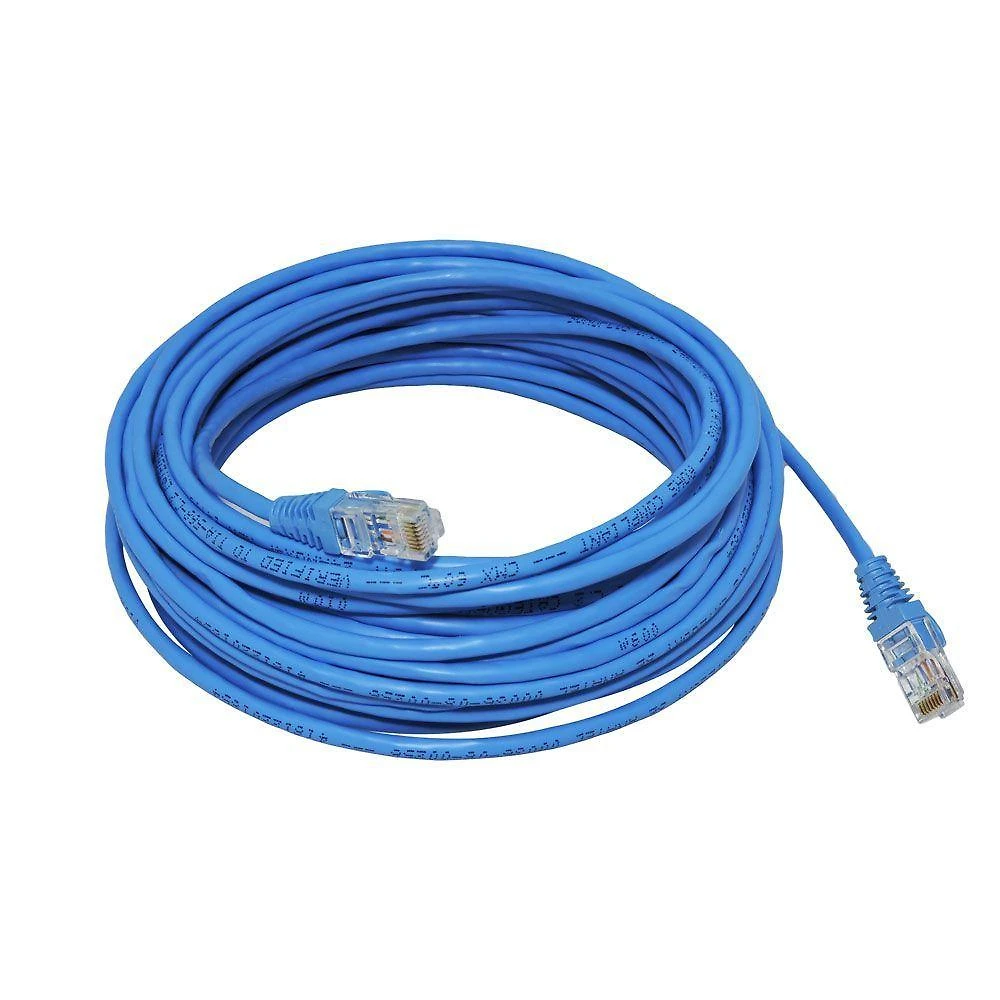 Miniatura Cabo De Rede 40 Metros Ethernet Lan Rj45 Cftv Azul 30M