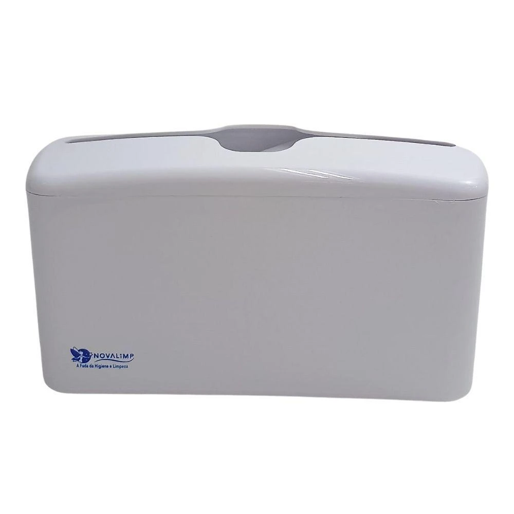 Dispenser de Toalha Interfolha de Mesa Plástico ABS Higiene Superior para Cozinha Branco