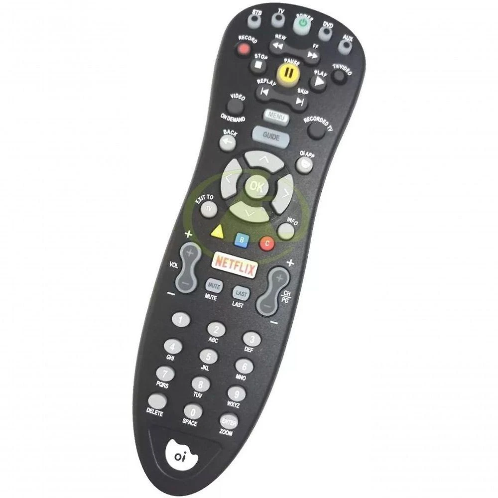 Controle Remoto Universal Oi At6400 para Tv Oi Vivo Cisco com Tecla Netflix Kit 100 Unidades