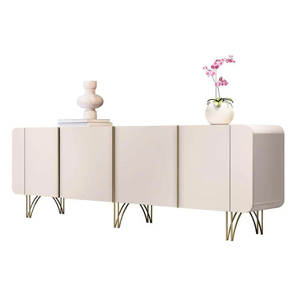 Miniatura Buffet Saluti Off White - Hb Móveis