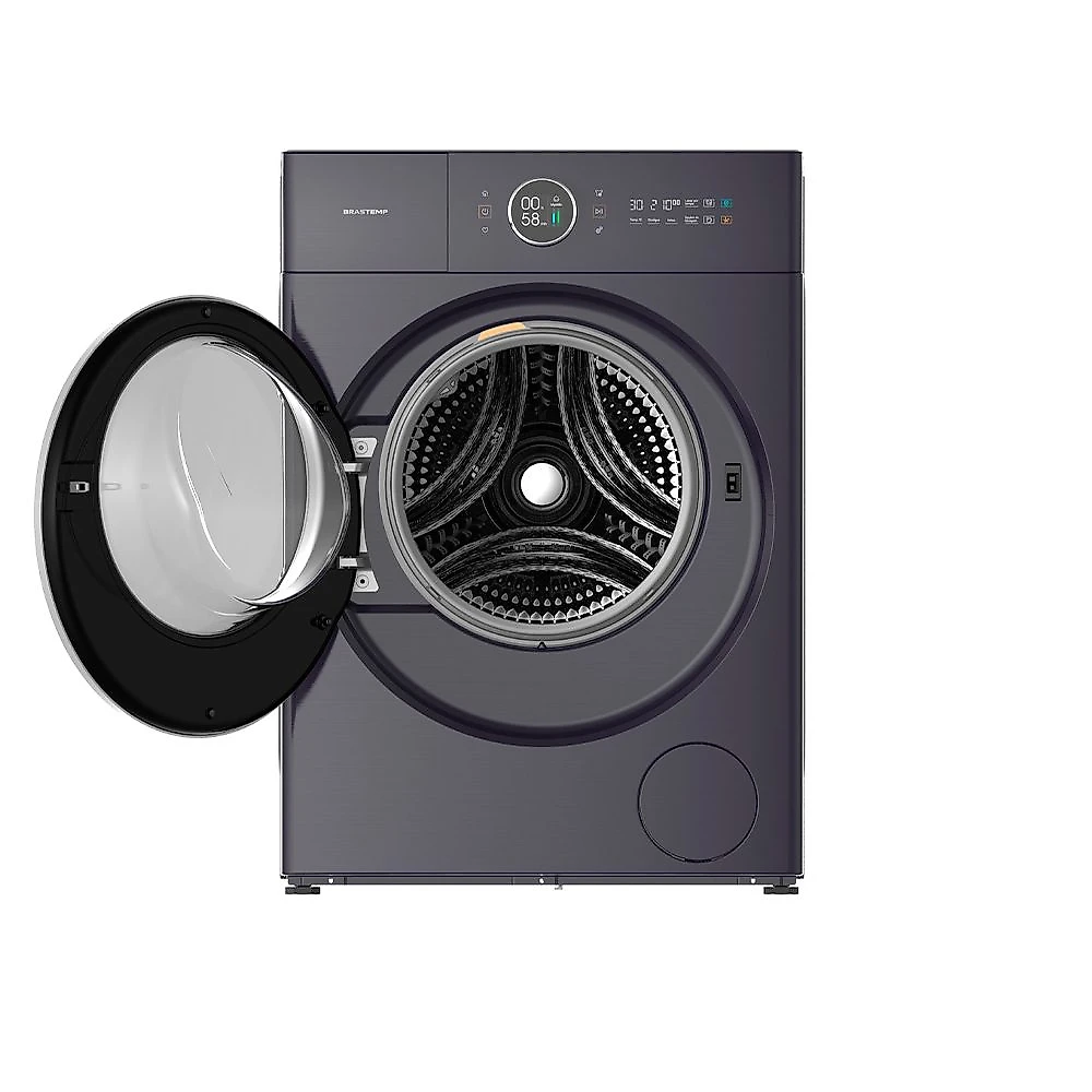 Lava & Seca 14Kg Brastemp B= Smart e Ozônio Clean Midnight Purple com 15 Programas de Lavagem - BNQ14AR 110