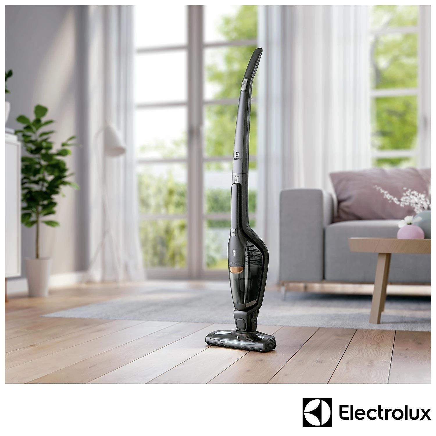 Aspirador de Pó Vertical 2 em 1 Electrolux Ergorapido Capacidade de 0,4 Litros Filtro - ERG24C Bivolt