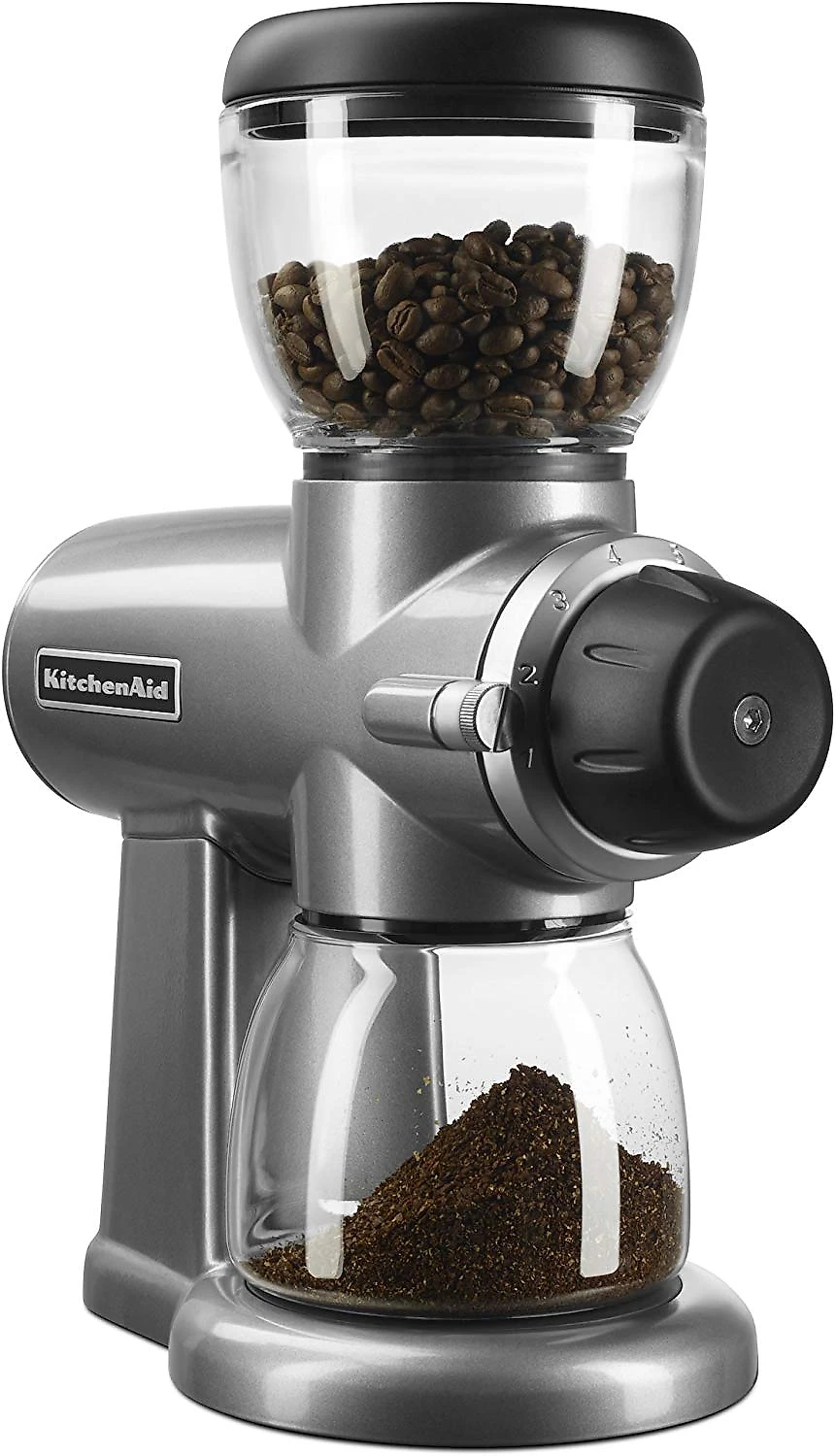 Moedor de Café KitchenAid KCG0702CS Burr Possui 15 Configurações Cor Prata