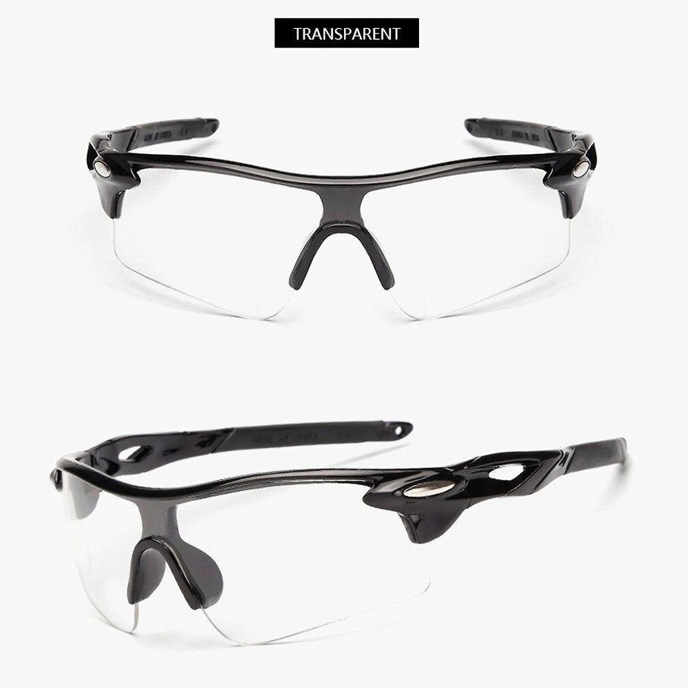 Óculos de Ciclismo SSRB0026 com Lentes em PC e Proteção UV400 Transparente Aielbro
