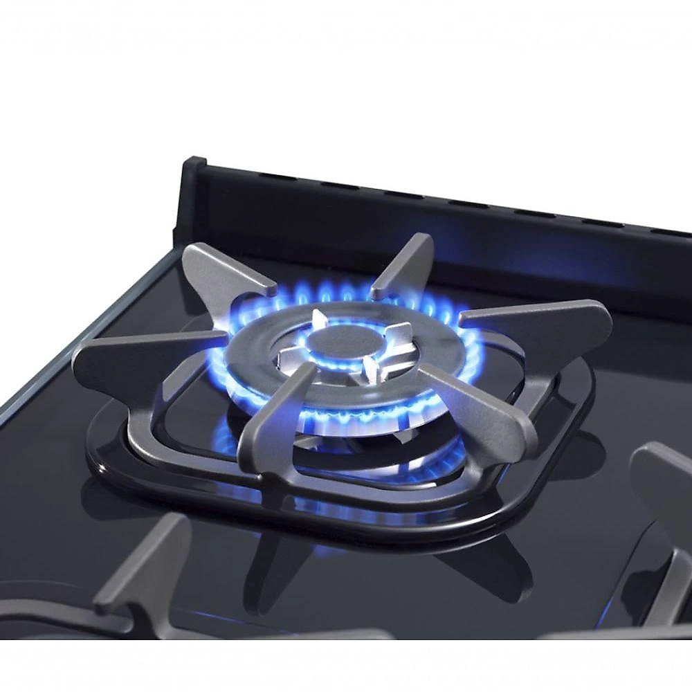 Fogão mueller decorato vetro piso 4 bocas preto fosco g3 601230050 bivolt