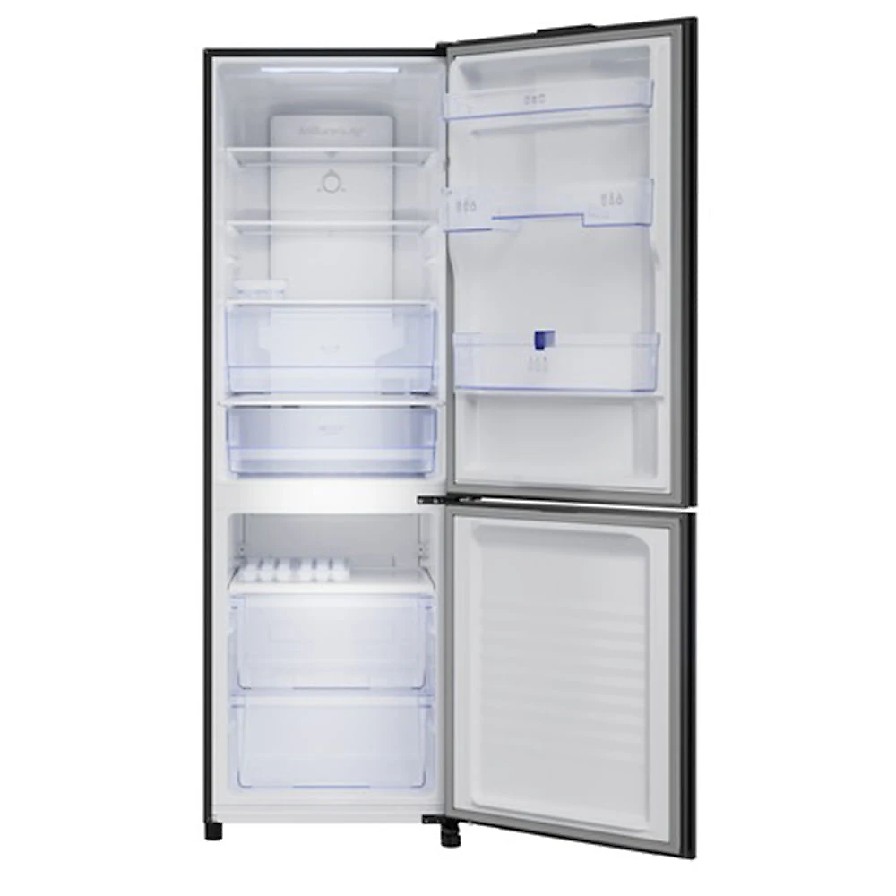 Refrigerador Bottom Freezer Panasonic de 02 Portas Frost Free com 407 Litros, Inverter e Painel Easy Touch Black Glass - BB41 110