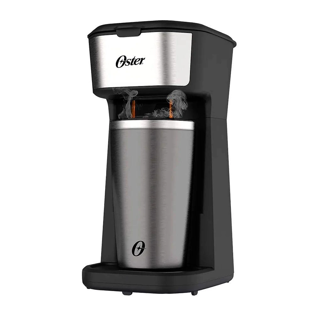 Cafeteira Oster 2Day Inox 2 Em 1 Com Copo Térmico 110V
