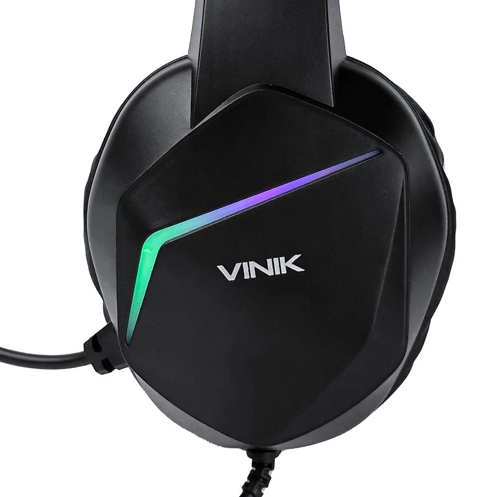 Fone headset gamer vinik v blade iii usb led rainbow