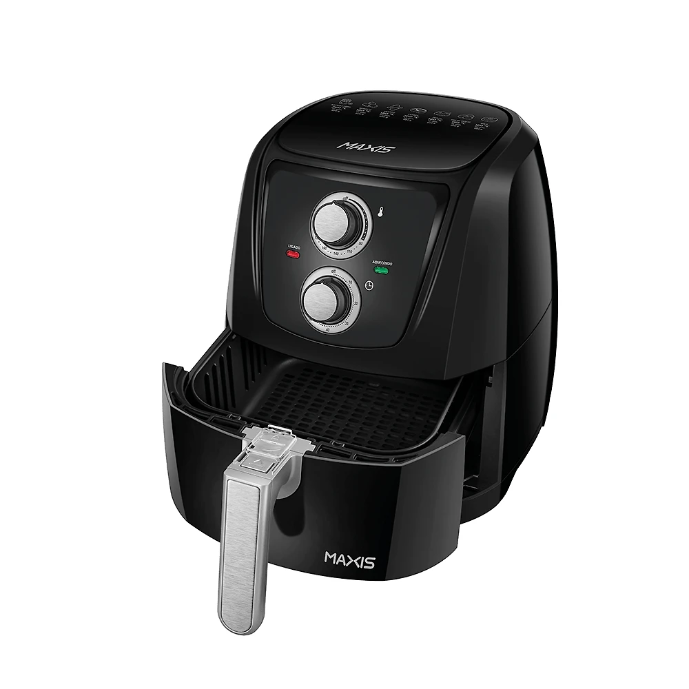 Fritadeira Sem Óleo Air Fryer Maxis AF-01-MX Preta 60Hz