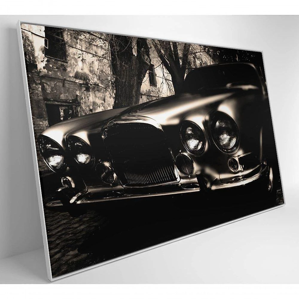 Quadro Carro Clássico 90x60 Cm Adesivo Fotográfico