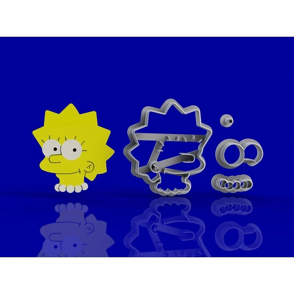 Cortador Simpsons Lisa Modular Tamanho 5 Cm