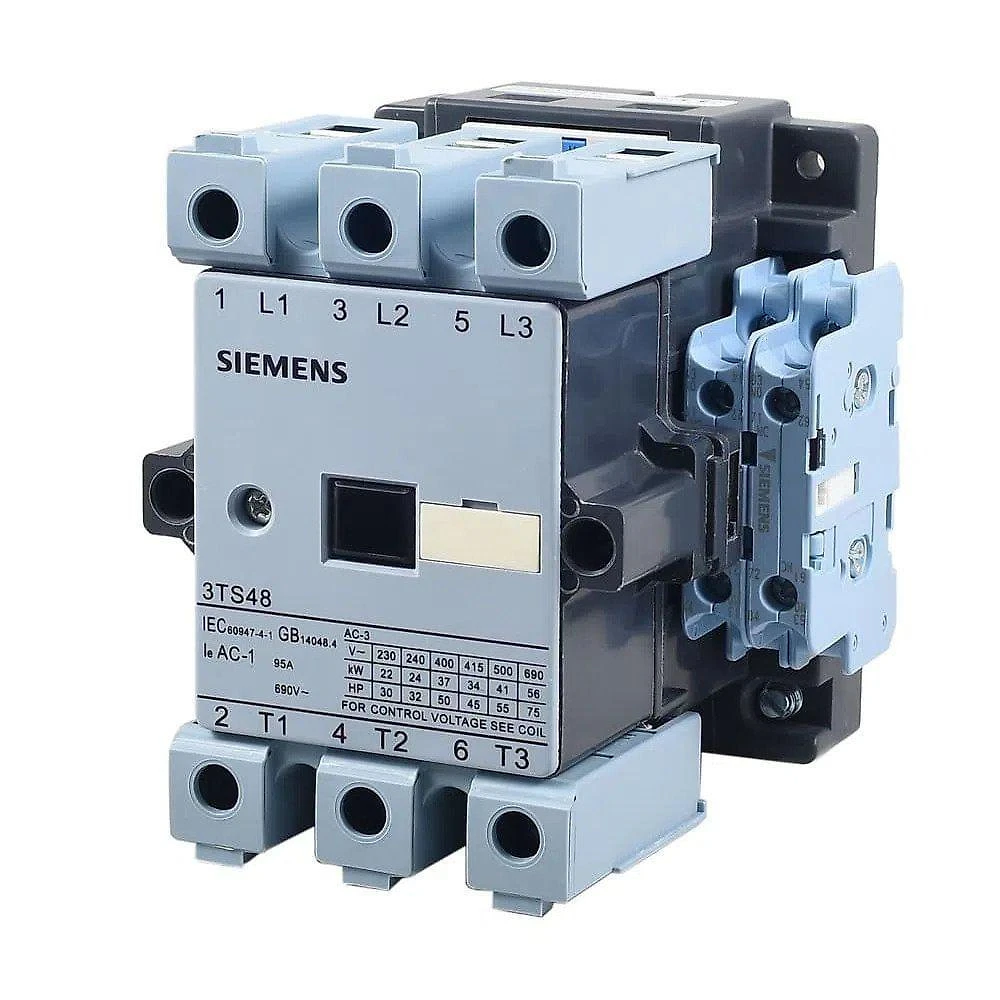 Contator 3TS 220V com 85A e Montagem DIN 35mm Inox Siemens 3TS4922-0AN2
