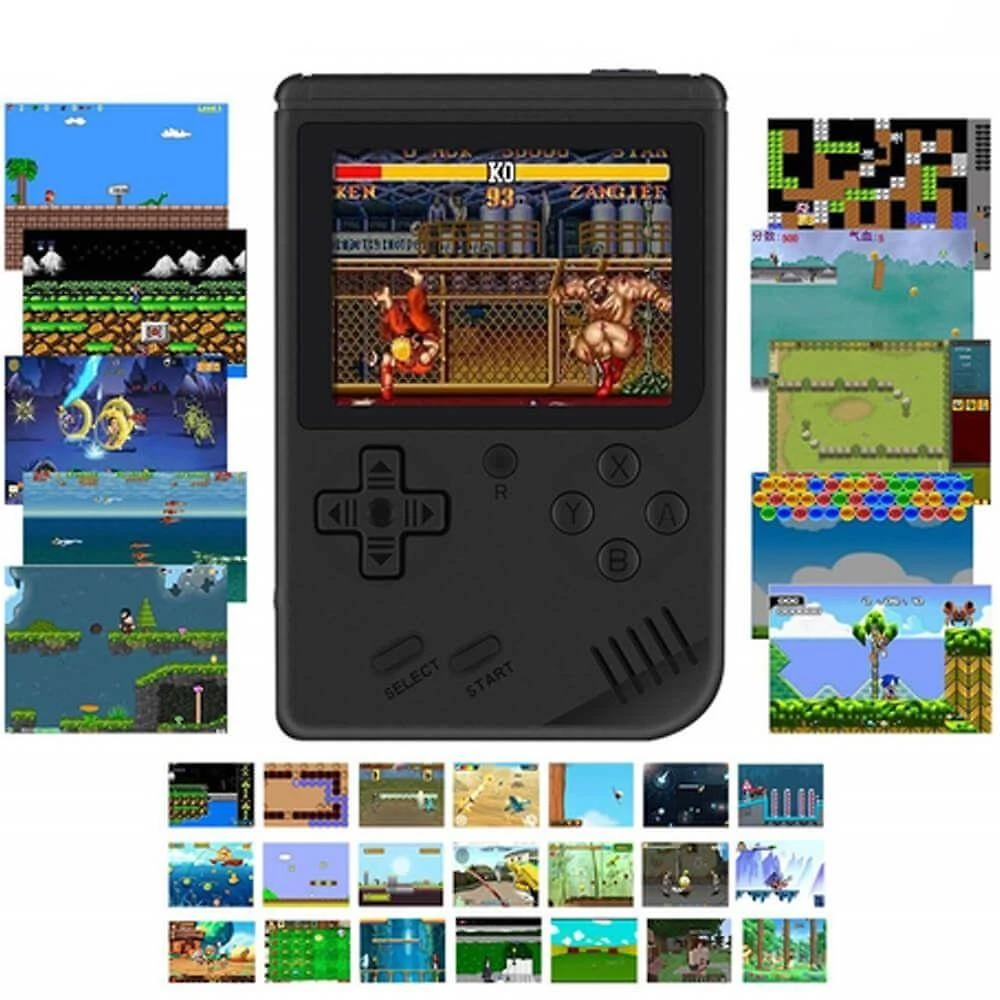 Miniatura Mini Video Game Portatil 400 Jogos Internos Gamer Sup