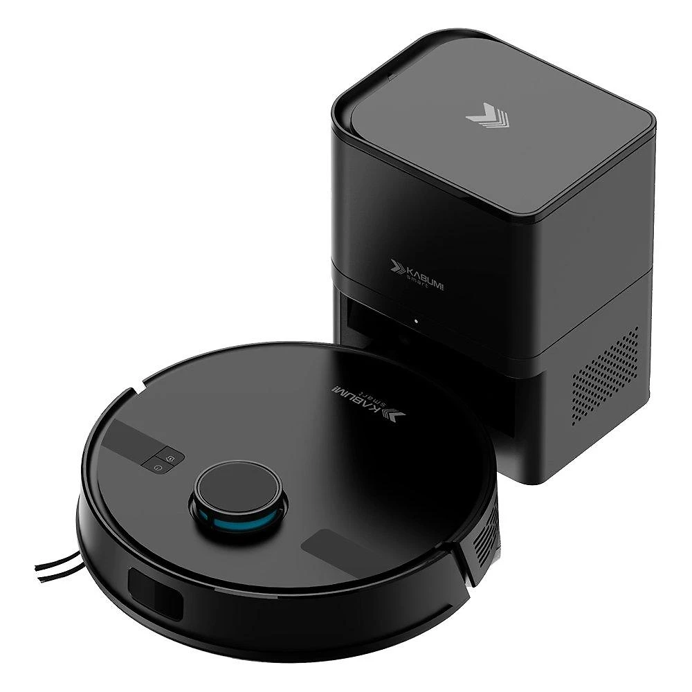 Robô Aspirador e Passa Pano KABUM! smart K800 Pro, Mapeia a Laser, Autolimpante, Recarga automática, 13000Pa, APP, 127v, Preto - KSAR81010PT