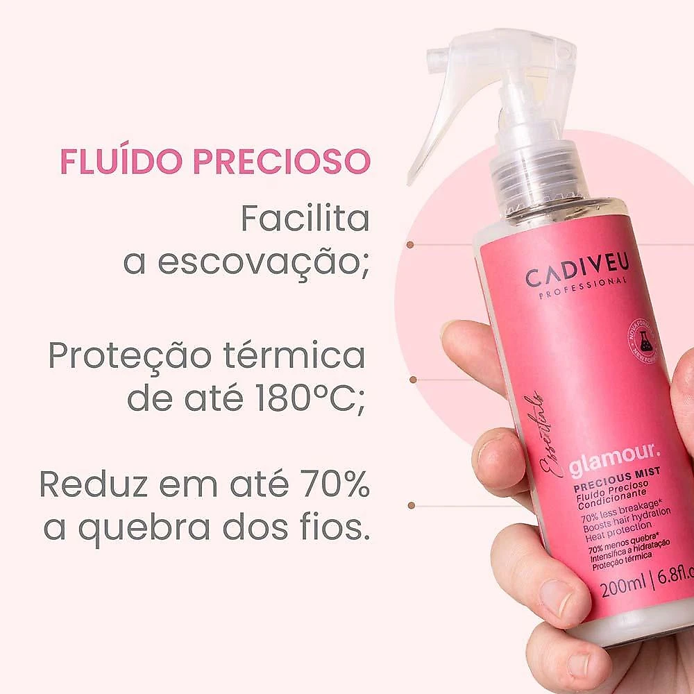 Fluido precioso cadiveu glamour 200ml