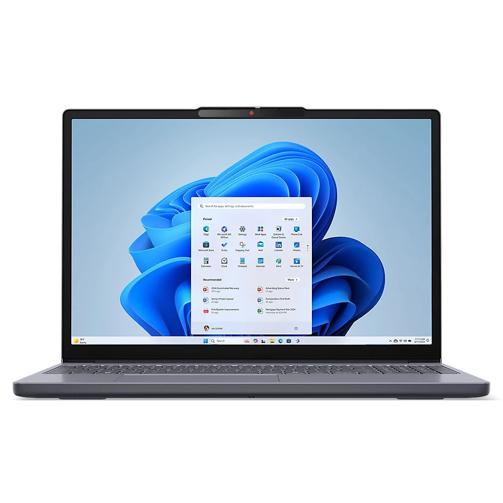 Notebook Lenovo® IdeaPad Slim 3 Intel Core 3, 8GB, 512GB SSD, Tela de 15,3", W11 Home - 83NU0006BR