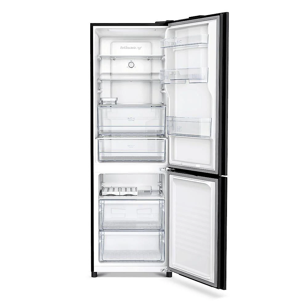 Geladeira Intuitive+ Panasonic BB41 Frost Free Inverter 407L Black Glass NR-BB41GV2B NR-BB41GV2BA 110V