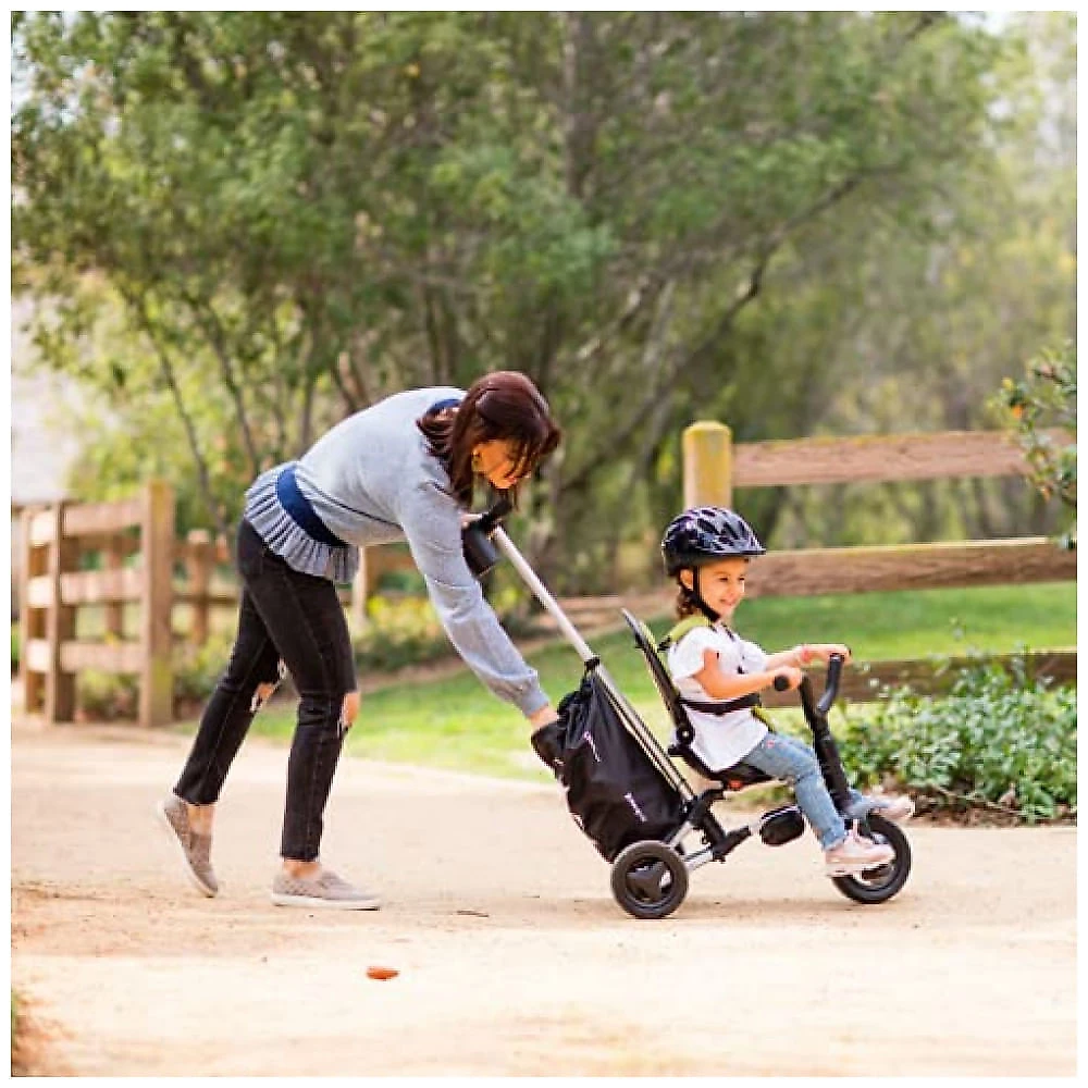 Triciclo Infantil para Passeio com Assento Ajustável 8 Estágios, Idade Recomendada 0,6 a 6 Anos, Joovy, Verde