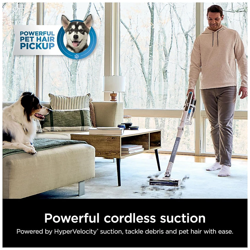 Aspirador de Pó sem Fio Shark PowerPro Flex Reveal Plus, Tecnologia DirtReveal FloorDetect, Filtro HEPA, para Carpetes e Pisos Duros