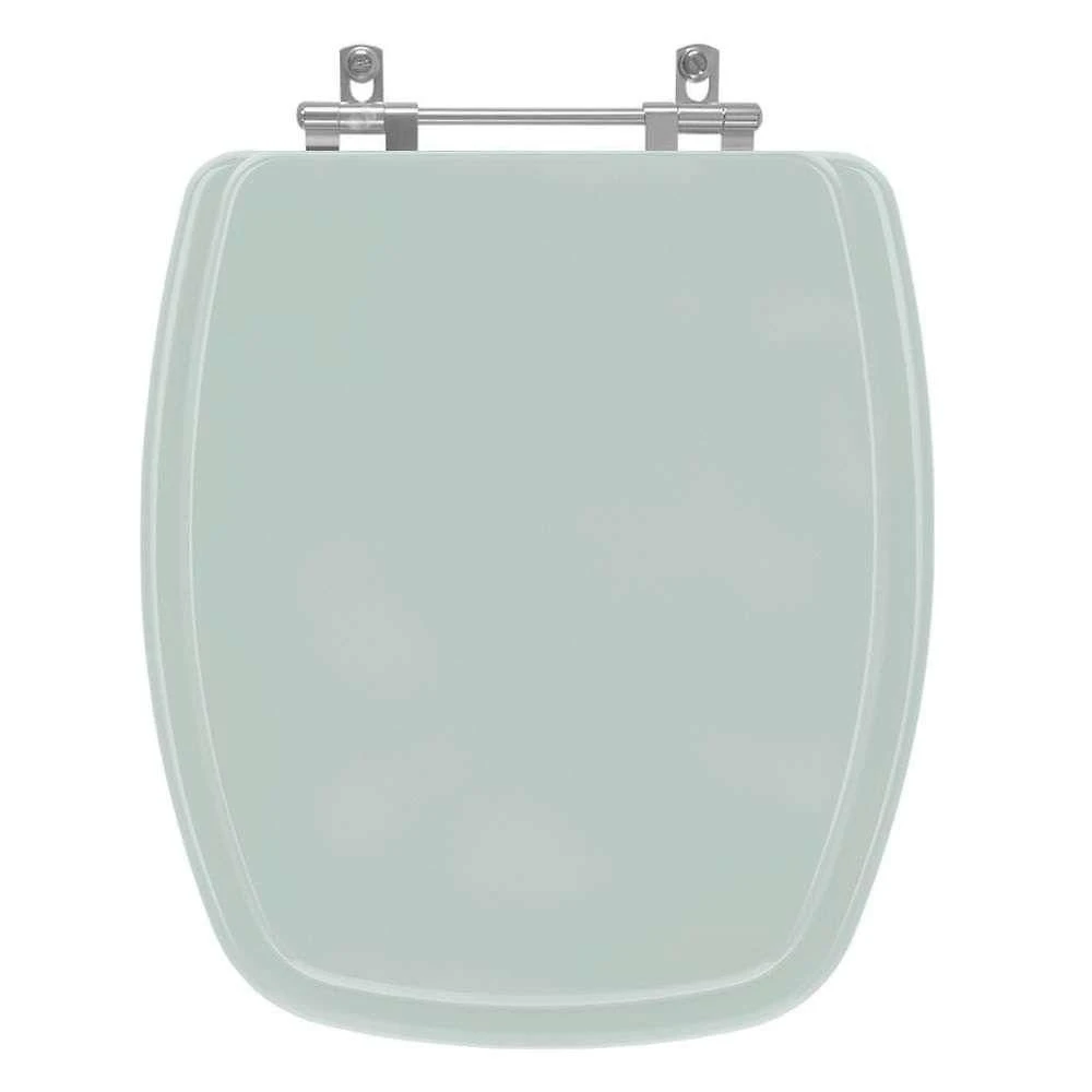 Assento Sanitário Laqueado Valentina Verde Claro Para Bacia Santamarina