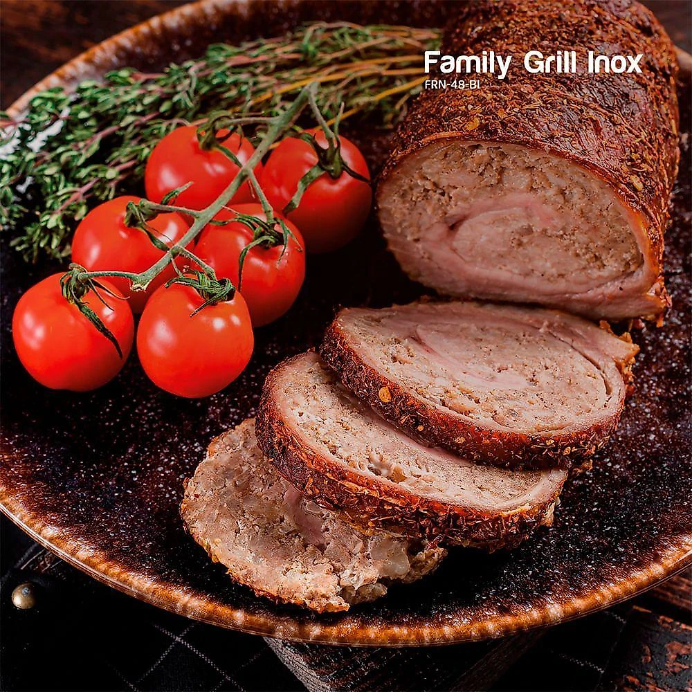 Forno Elétrico 48L Family Grill Inox Mondial Preto/inox 1800W FRN-48-BI 110V