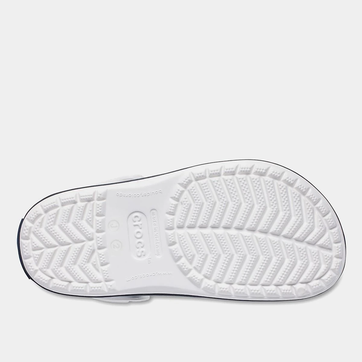 Crocs Infantil Crocband Clog Unissex Branco - 29