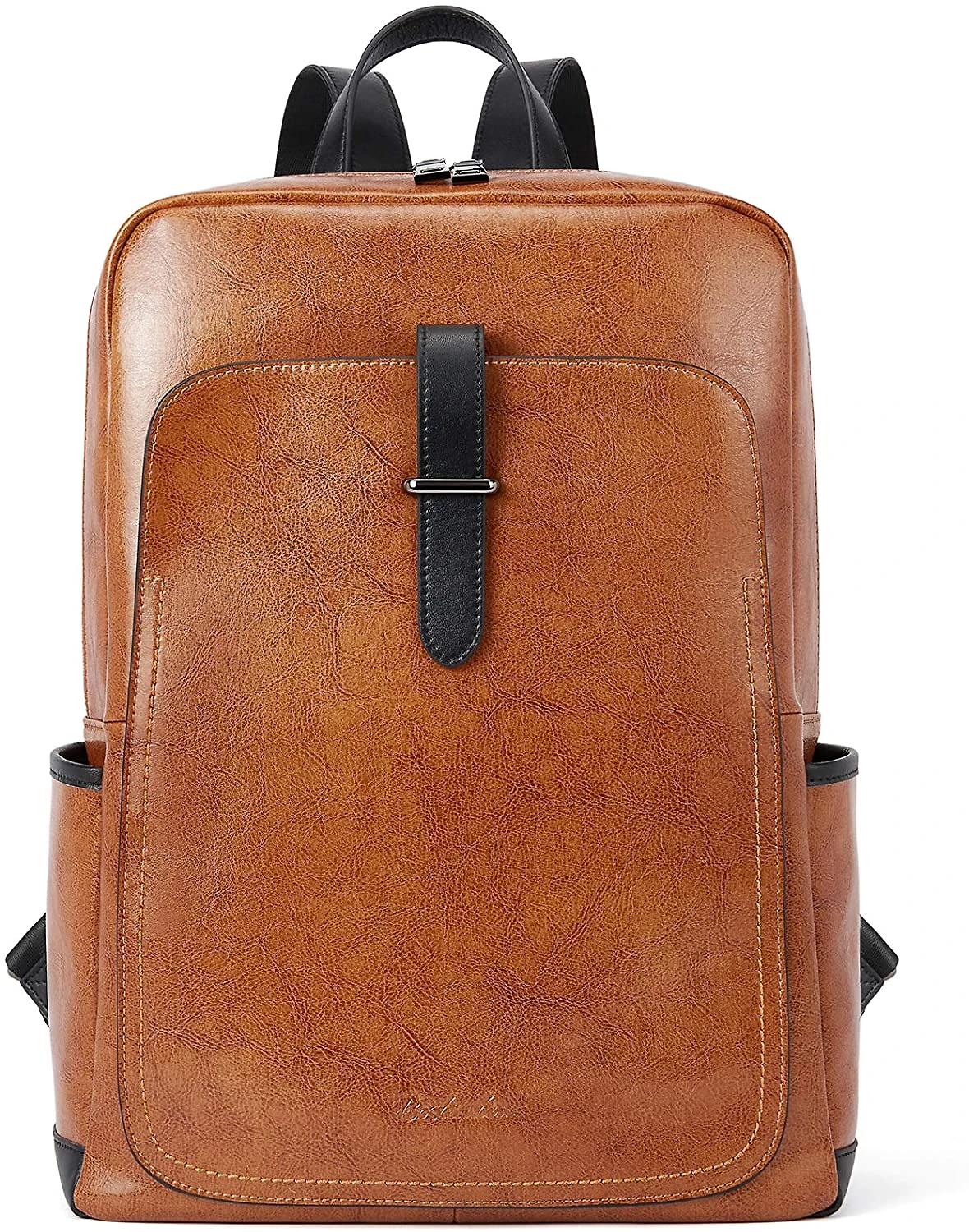 BOSTANTEN Mochila de Couro para LaptopCasual Unissex