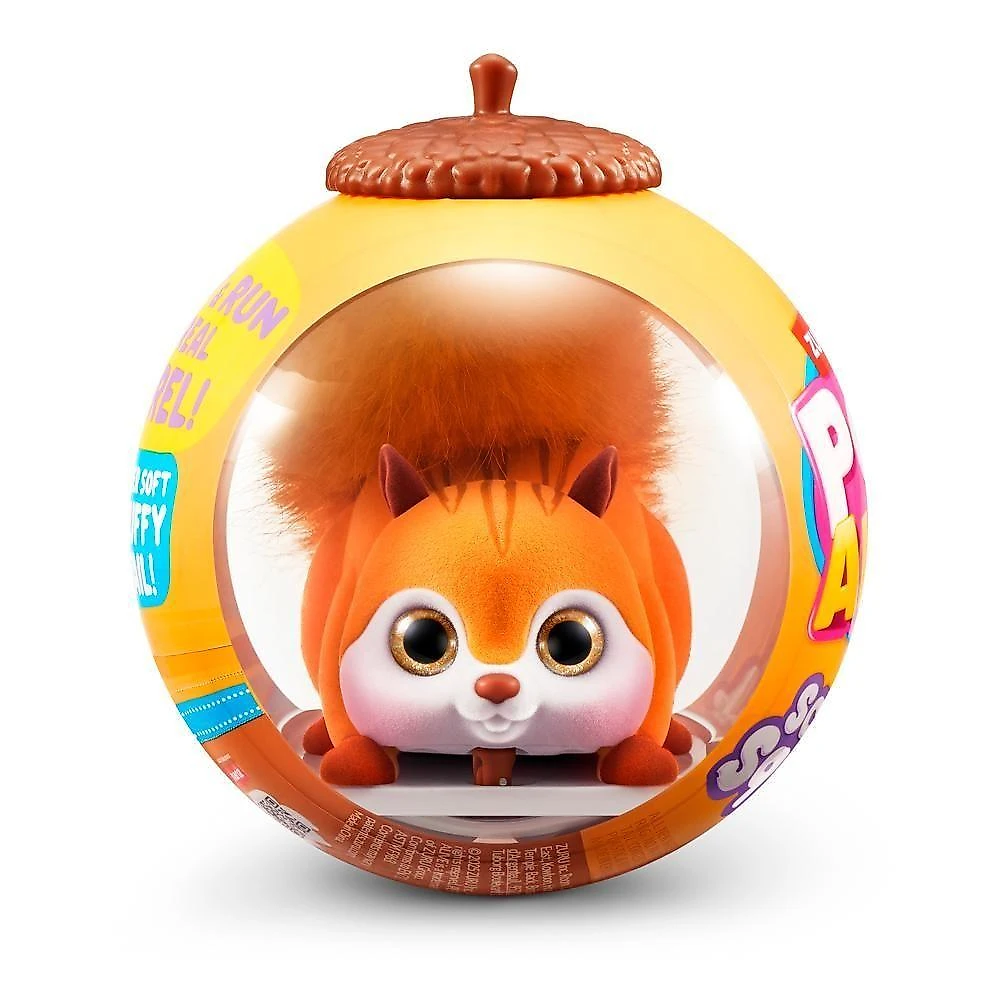 Brinquedo Interativo Esquilo Scurry'n Squirrel com Movimentos Realistas Laranja Candide 10CM