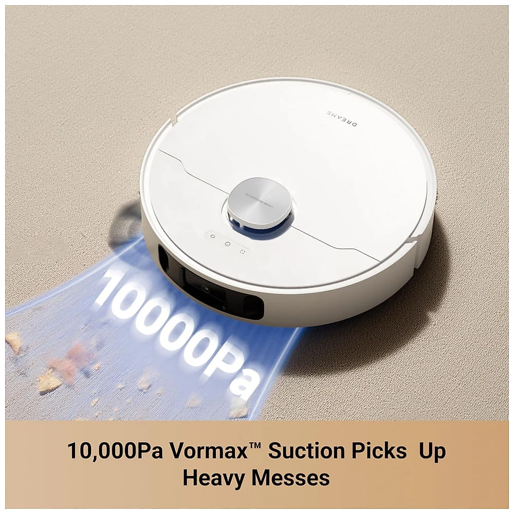 Robô Aspirador e Mop Dreame L10s Ultra Gen 2 Sucção 10.000Pa Base Automática Branco