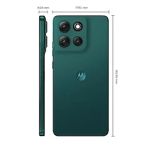 Smartphone Motorola Moto G86 5G Tela 6,7” 512GB 12GB RAM Câmera 50MP Verde Escuro