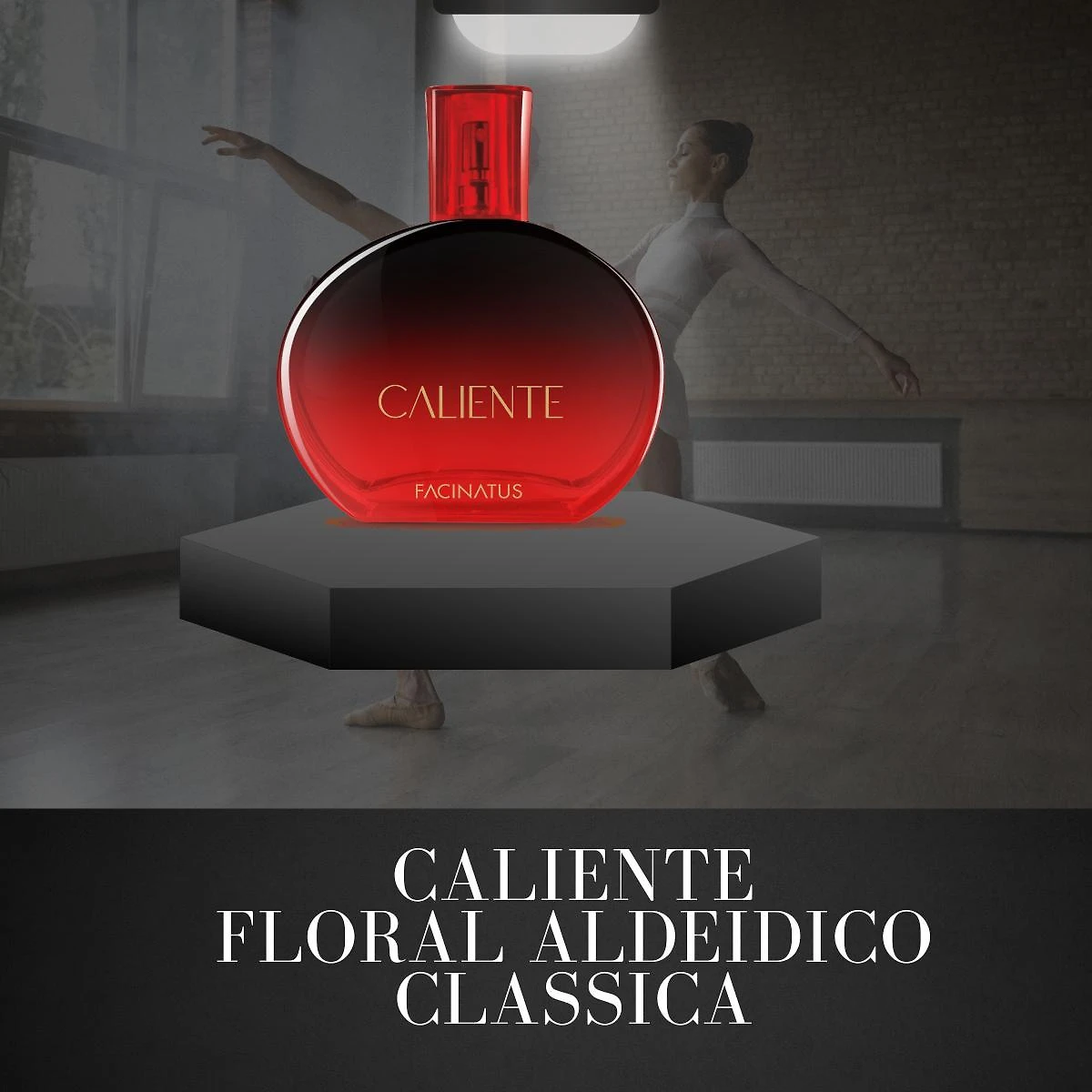 Miniatura Perfume Caliente 95 Ml Feminina Facinatus Deo Colônia Floral
