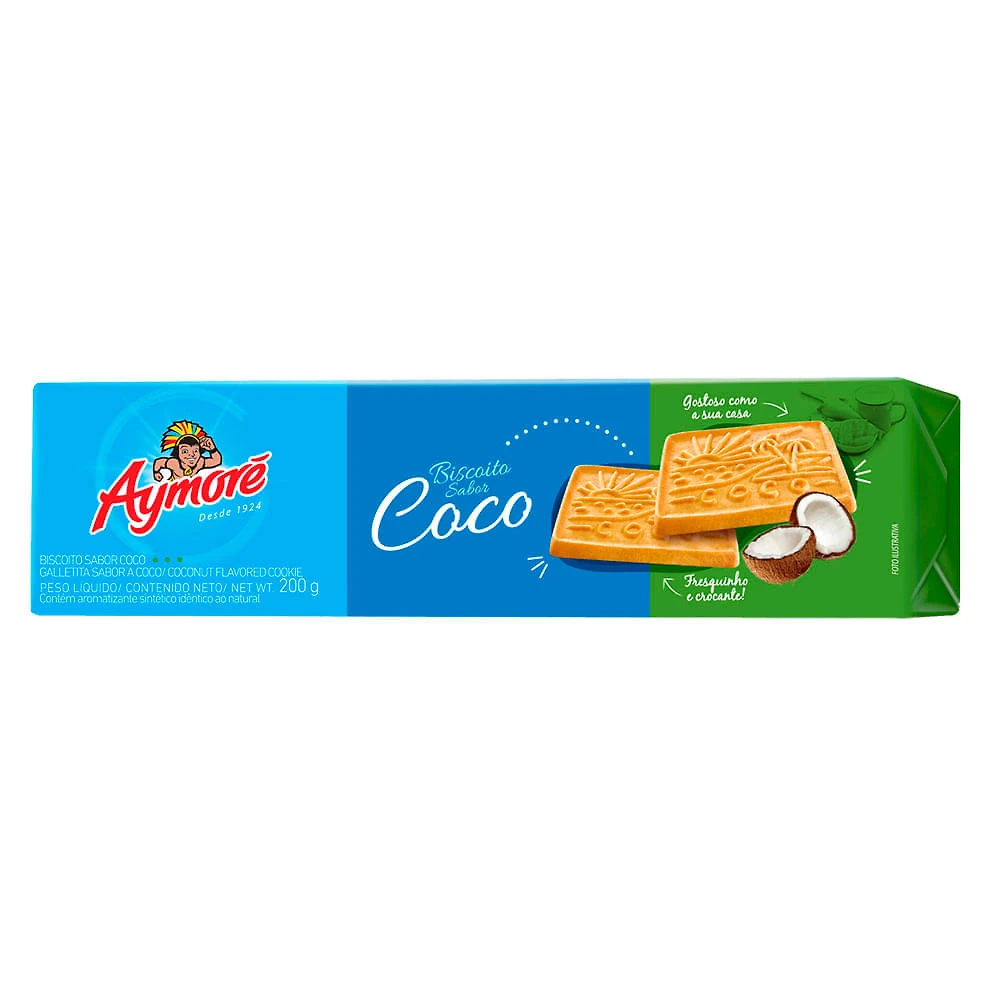 Biscoito Aymoré Coco com 200g