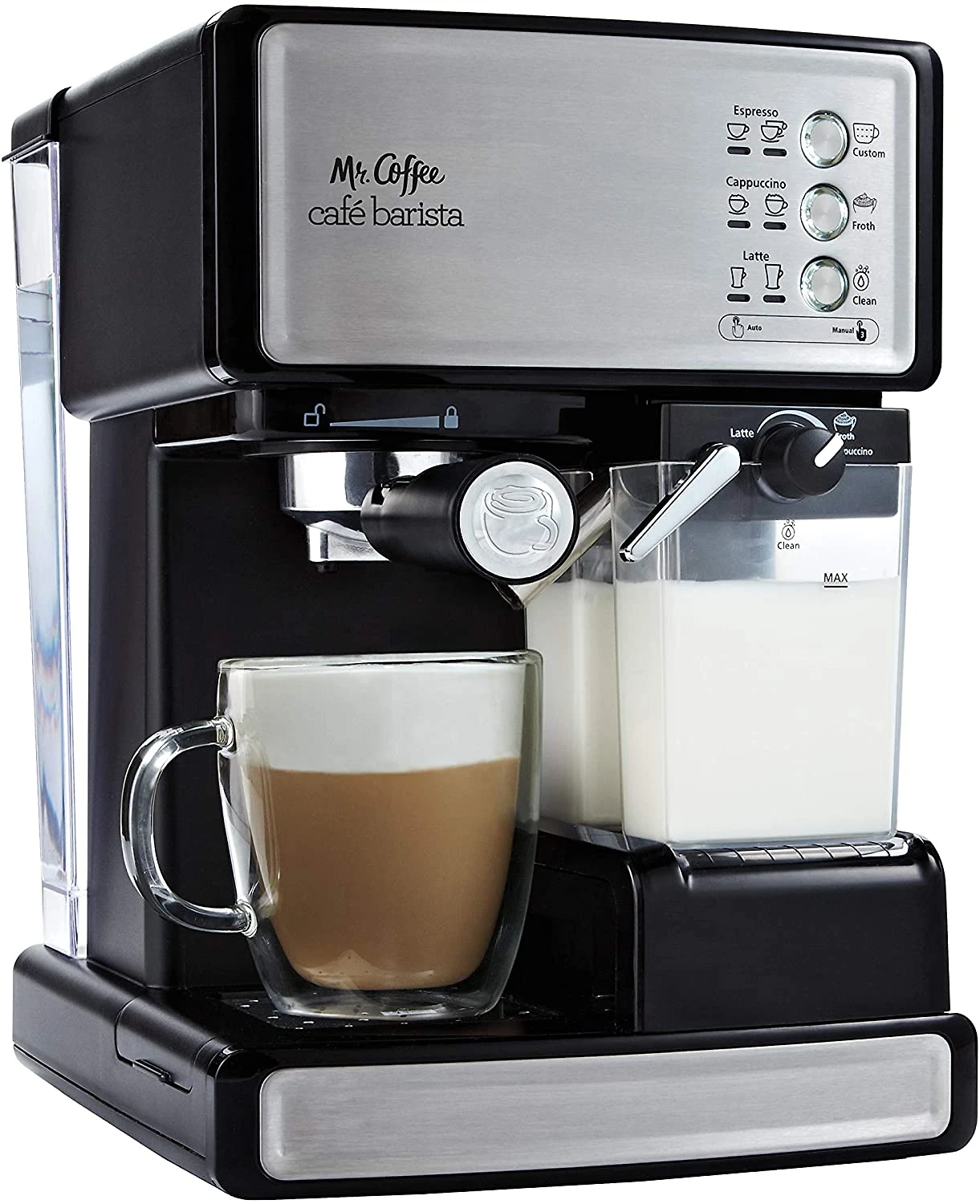 Mr Coffee Máquina de Café Barista 3 em 1 SemiAutomática1040W110V