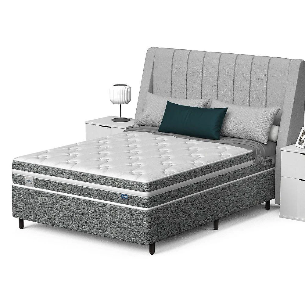 Conjunto Box Casal Mola Ensacada Prodormir Akira (138x188x46cm)