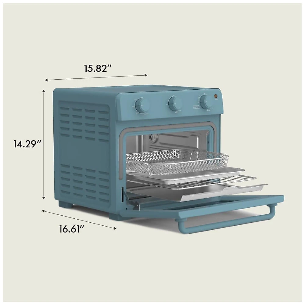 Forno Elétrico 7 em 1 com Capacidade de 23L, Desligamento Automático, Temporizador Audível e 7 Menus Predefinidos, 110V 1700W, Bella, Azul 110v