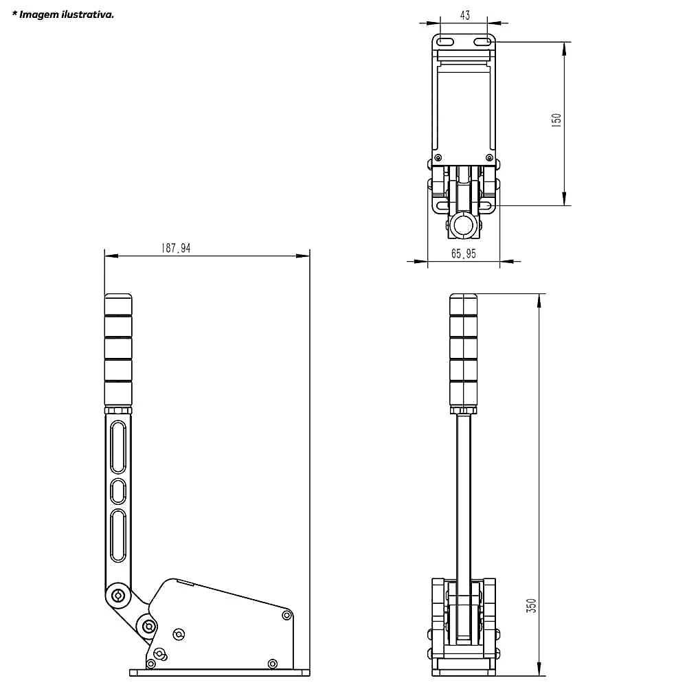 Freio de Mão Simagic TB-1 Bivolt