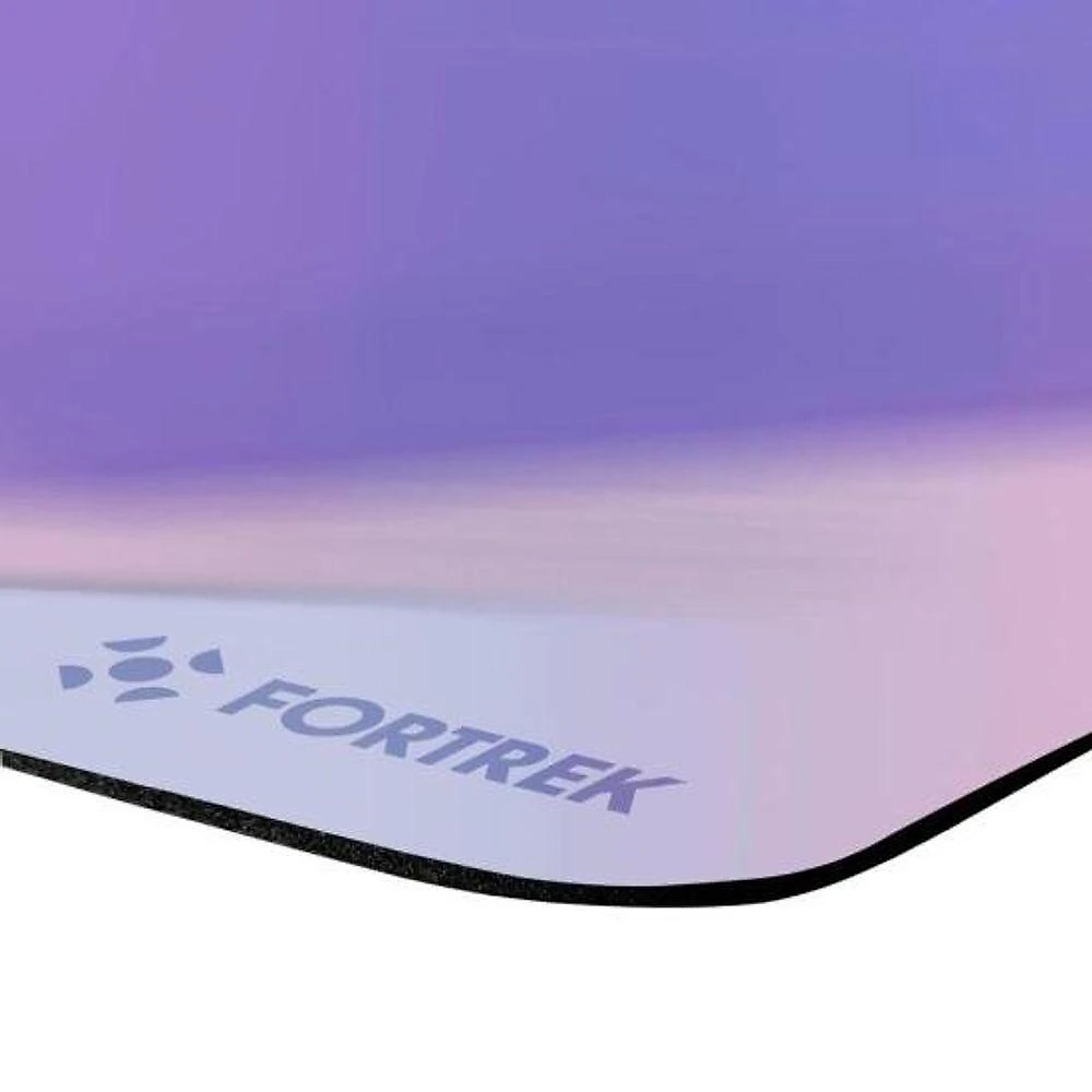 Mousepad Gamer Quickglass Pro Superfície Speed Infusão de Vidro Branco Fortrek