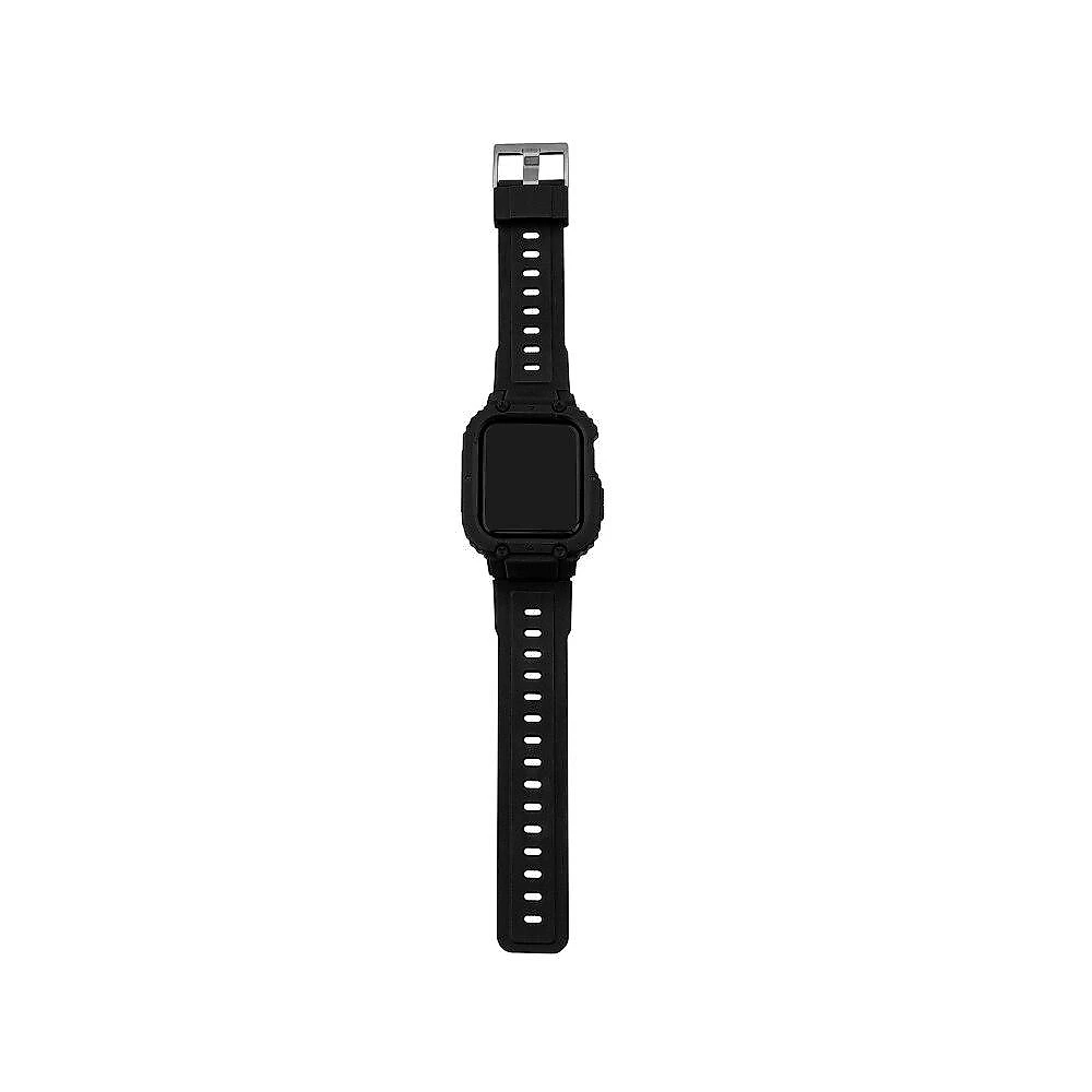 Pulseira de Bumper para Apple Watch 44mm e 45mm, Originais iPlace, Preta Pulseira de Bumper para Apple Watch 44mm e 45mm, Preta
