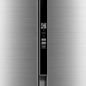 Geladeira Midea Side by Side MDR-S598FGA041 Frost Free com Painel Touch, Função Turbo e Conectividade Via App- Cor Inox Claro - 442 litros 110V