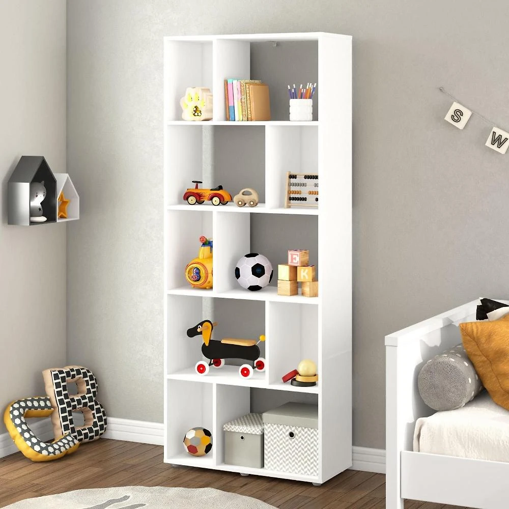 Estante Infantil Multifuncional 10 nichos Bella Casatema MadeiraOriginals