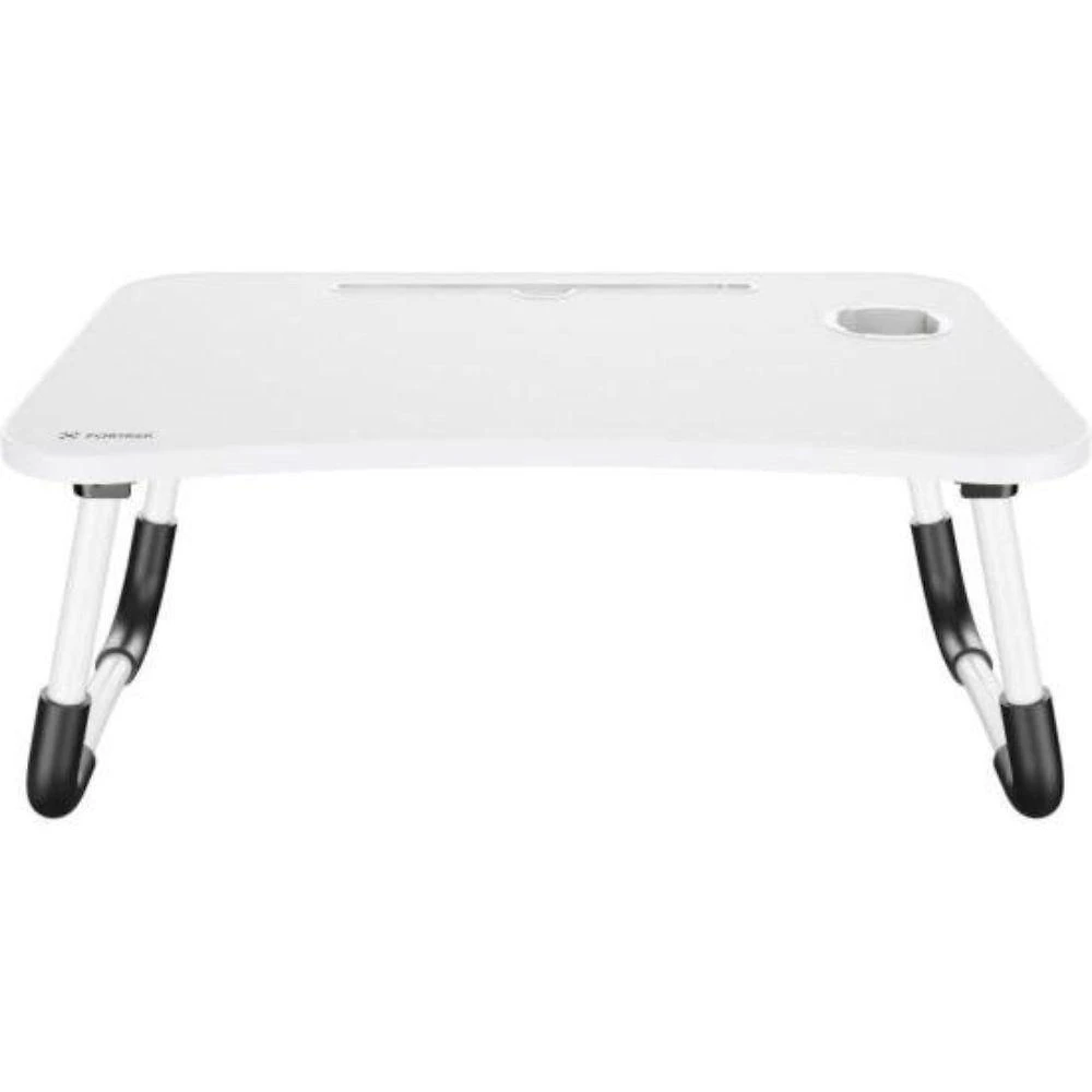Mesa Dobrável de Colo para Notebook Lapdesk com Suporte para Tablet Branca Fortrek