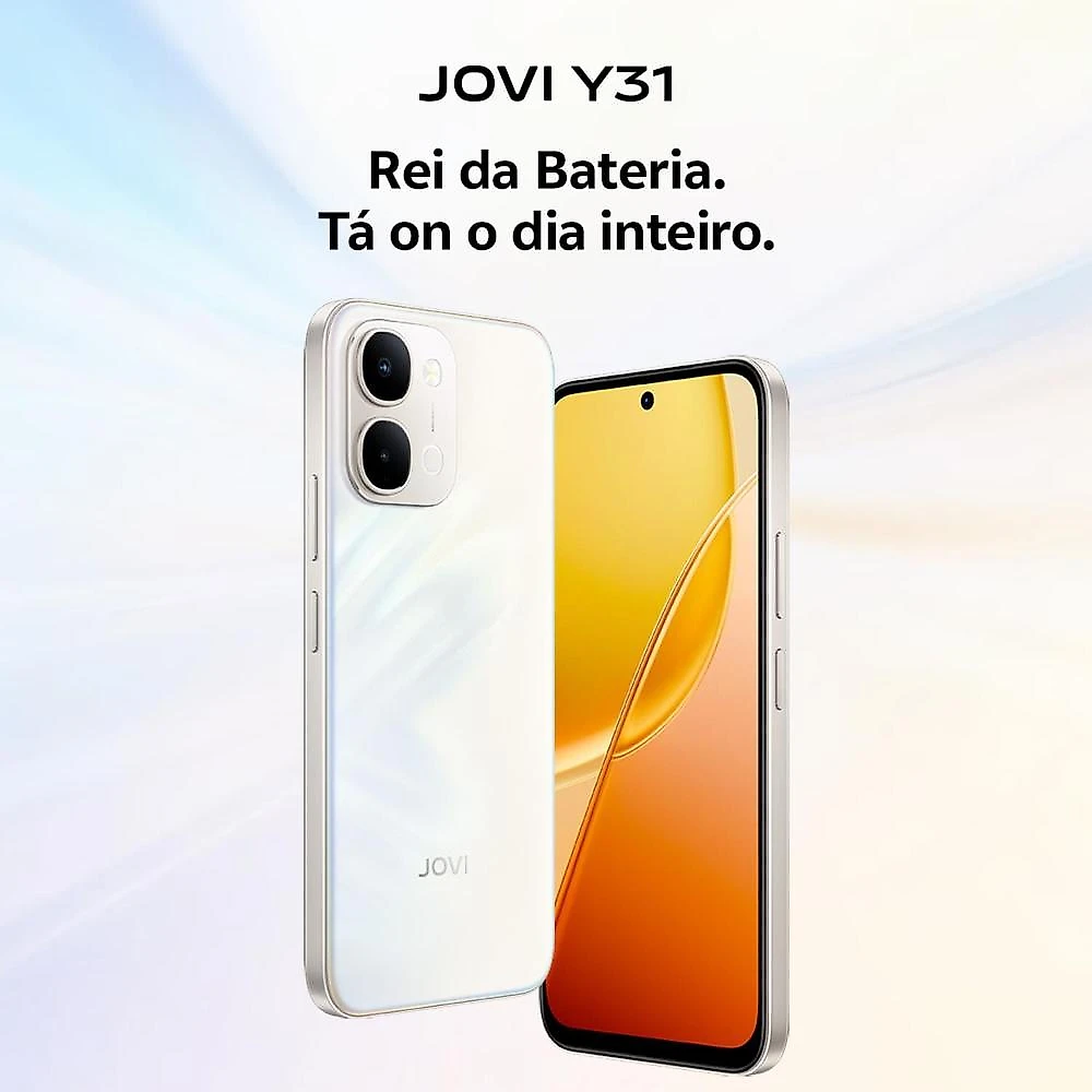 Smartphone jovi y31 4g tela 6,75” 256gb 8gb ram câmera 50mp preto